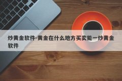 炒黄金软件-黄金在什么地方买卖能一炒黄金软件