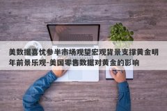 美数据喜忧参半市场观望宏观背景支撑黄金明年前景乐观-美国零售数据对黄金