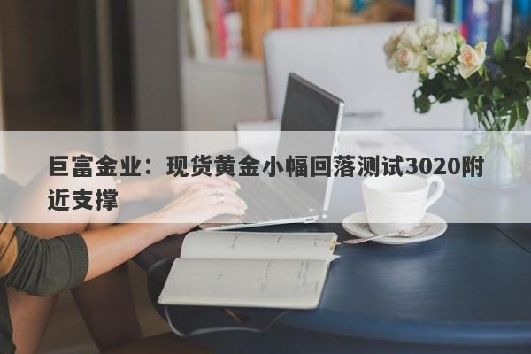 巨富金业：现货黄金小幅回落测试3020附近支撑